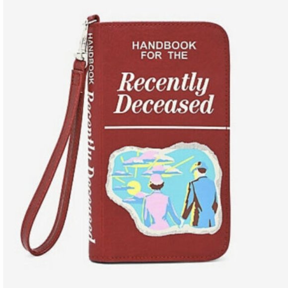 Bioworld Handbags - Beetlejuice Handbook For The Recently Deceased Wallet Tech Wristlet By Bioworld